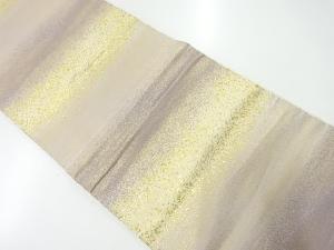 霞に色紙散らし模様織出し全通袋帯